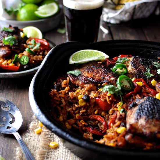 One Pot Mexican Chicken & Rice