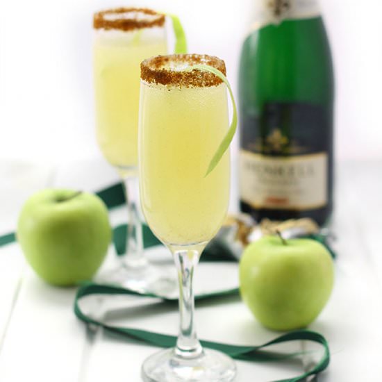 Apple Spiced Mimosas