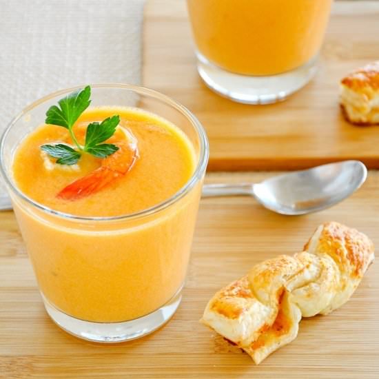 Cream of prawns