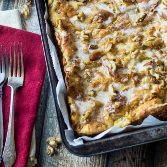 Hot Buttered Rum Bread Pudding