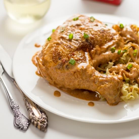 Hungarian Chicken Paprikash
