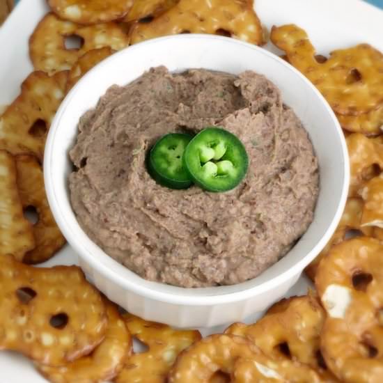 Black Bean Jalapeno Hummus