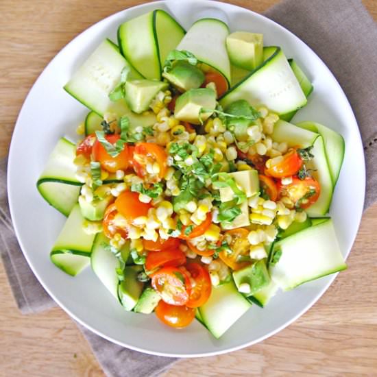 Fresh Zucchini Salad
