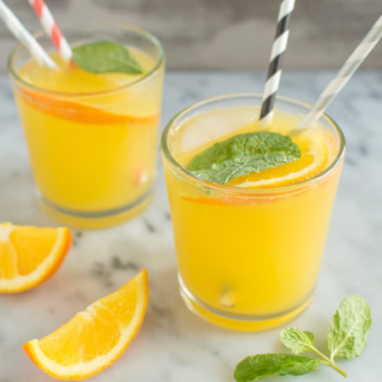 Orange Mint Coconut Water
