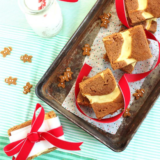 Gingerbread Blondies