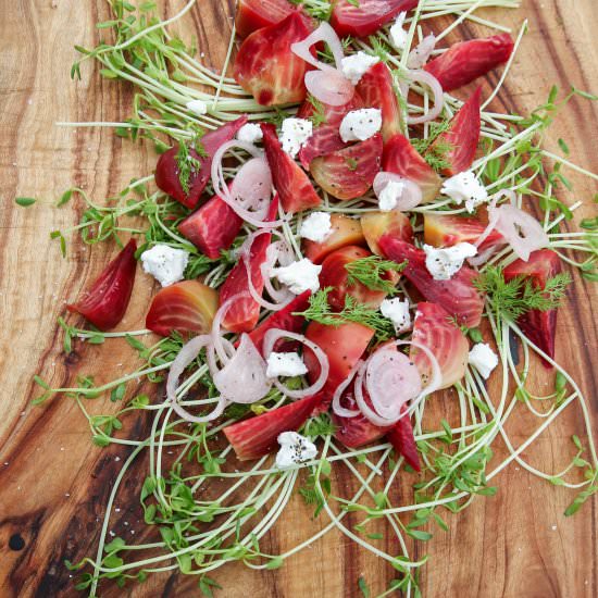Beet & Goat Cheese Salad