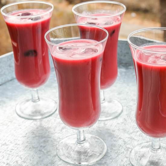 Chilled Cherry Soup With Cardamom