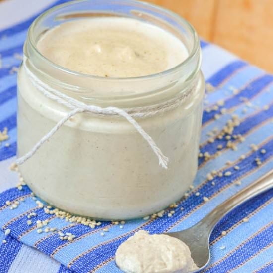 Homemade tahini