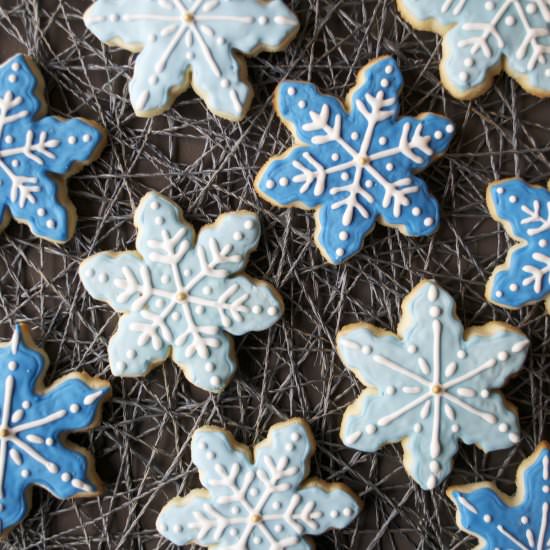 Gluten-Free Snowflake Sugar Cookies
