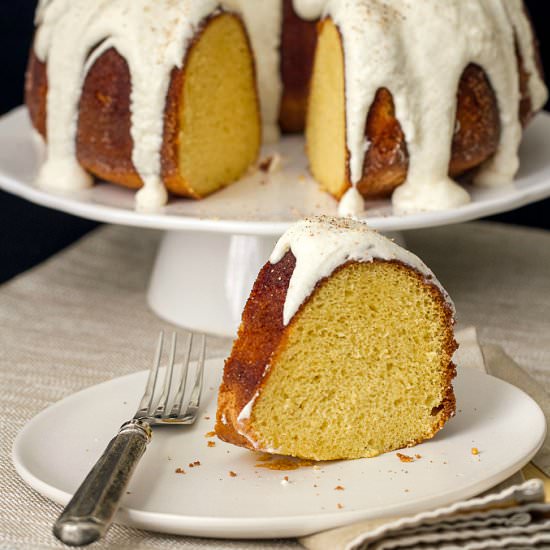Egg Nog Bundt Cake