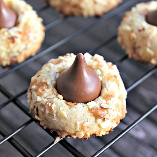 Coated Caramel Kiss Cookies