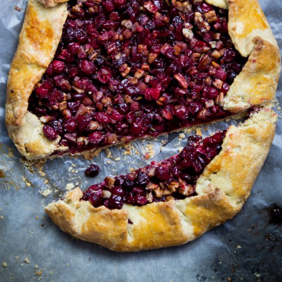 Cranberry & Pecan Galette