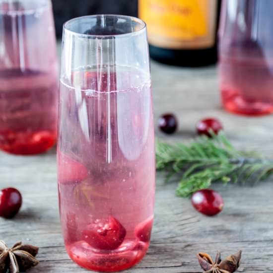 Cranberry & Star Anise Champagne