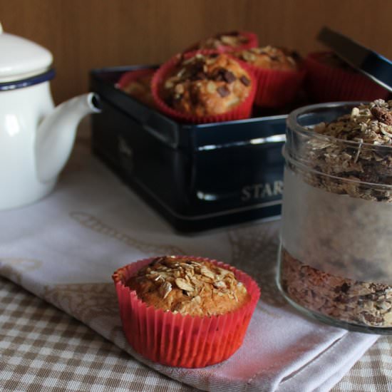 Pear and Muesli Muffins