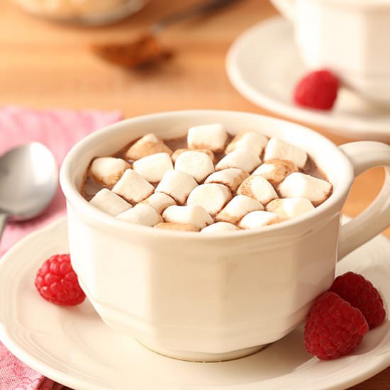 Raspberry Hot Chocolate