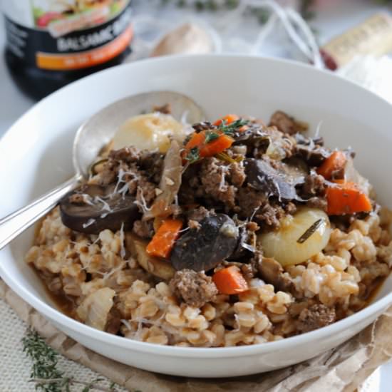 Beef and Mushroom Bolognese
