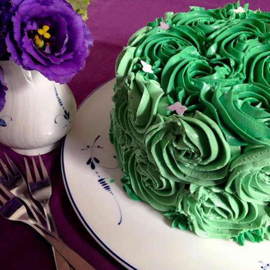 Swiss Meringue Buttercream Cake