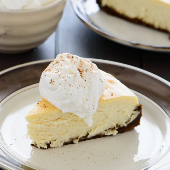 Eggnog Cheesecake
