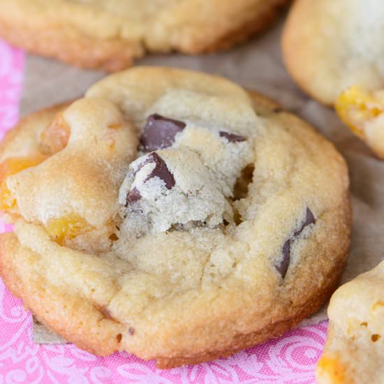 Chocolate Chunk Apricot Cookies