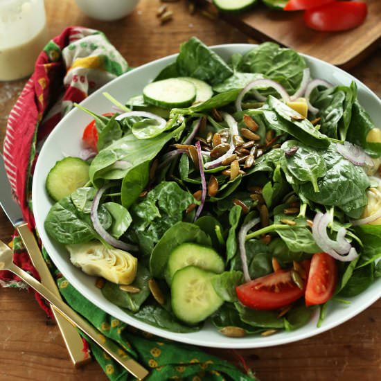 Creamy Spinach Salad