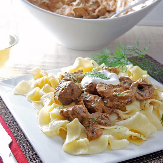 Beef Stroganoff