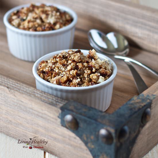 Single Serving Apple Crisp