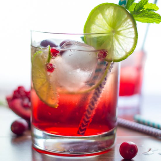 Cranberry Pomegranate Prosecco