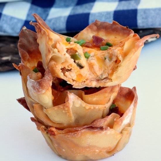 BBQ Chicken Jalapeno Popper Cupcake