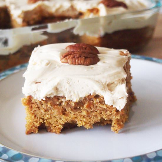 Sweet Potato Sheet Cake
