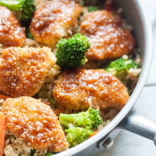 Coconut Chicken Fried Rice