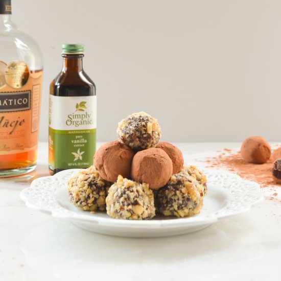 Chocolate Rum Truffles