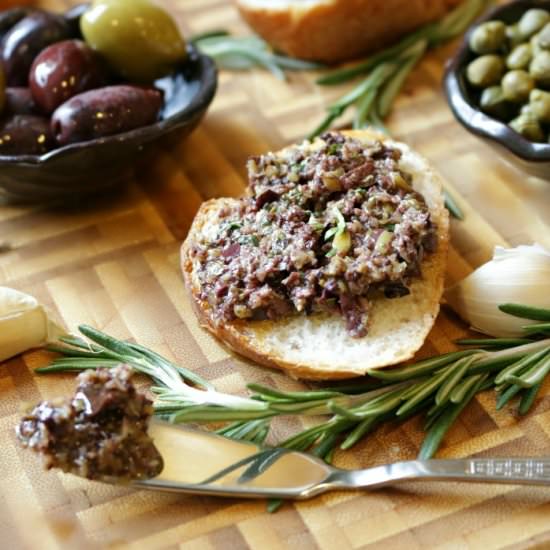 Rosemary Infused Olive Tapenade