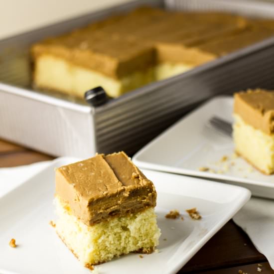Caramel Sheet Cake