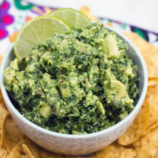 Garlicky Green Guacamole