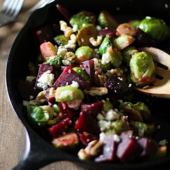 Honey Glazed Brussels Sprouts