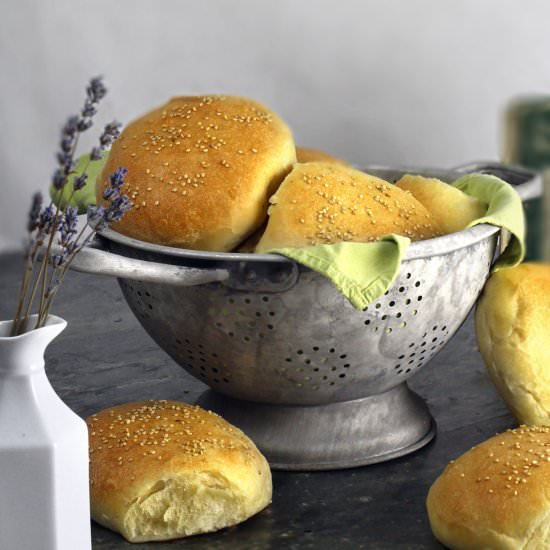 Soft and Tender Sandwich Buns