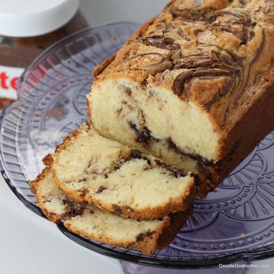 Nutella Swirl Pound Cake