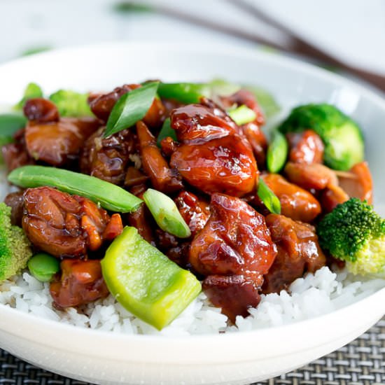 Simple Chicken Teriyaki Stir Fry