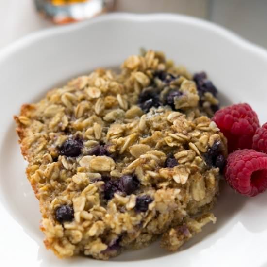 Blueberry Baked Oatmeal