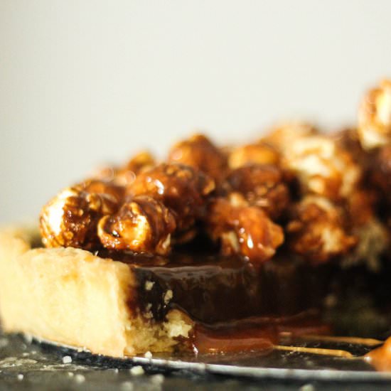 Chocolate + Salted Caramel Tart