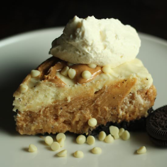 White Chocolate Peanut Butter Pie