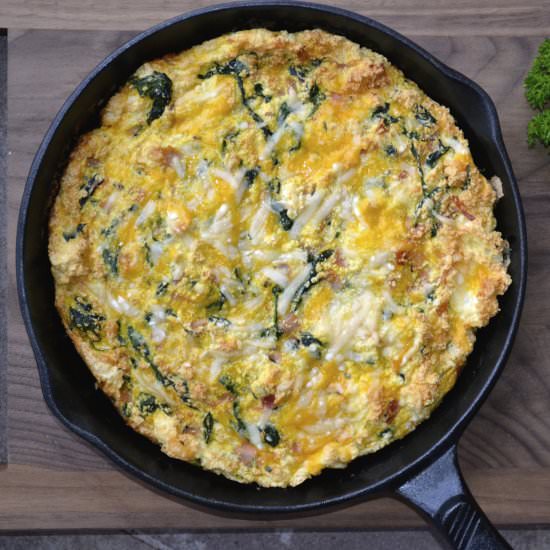 Spinach and Ham Souffle