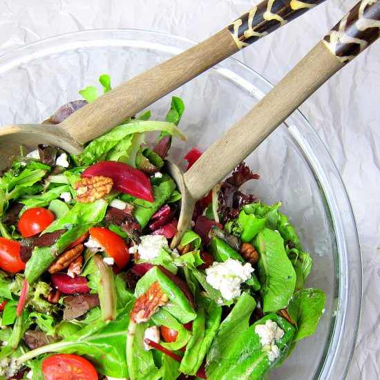 Beet and Blue Cheese Salad