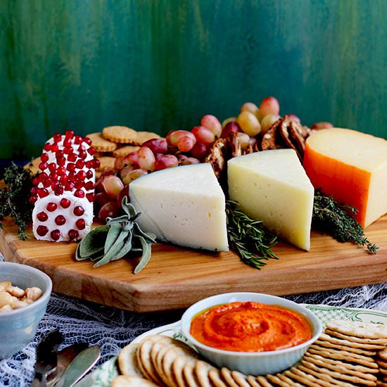 A Spanish Style Cheese Board