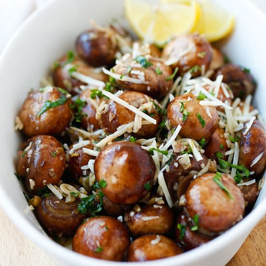 Garlic Herb Mushrooms