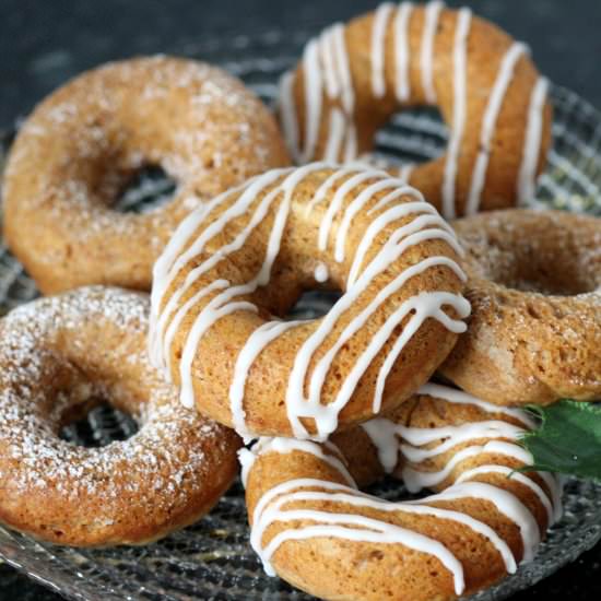 Baked Gingerbread Doughnuts