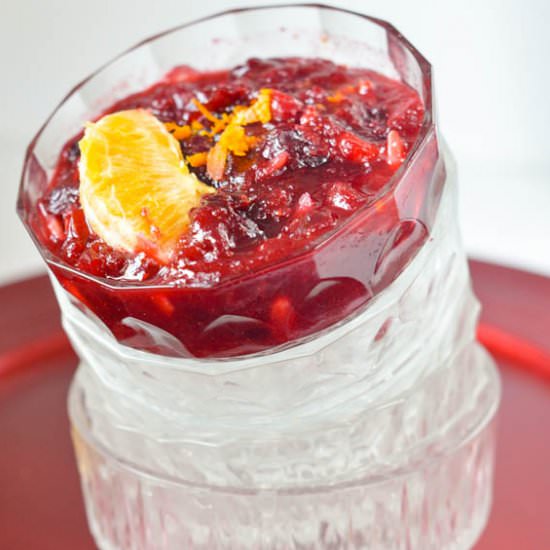 Cranberry orange relish