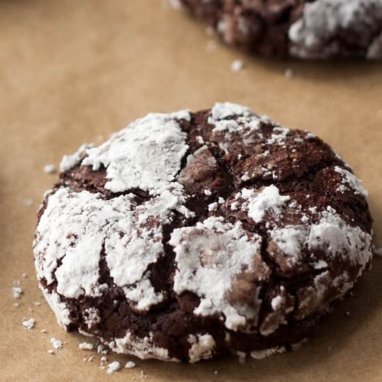 Flourless Fudge cookies