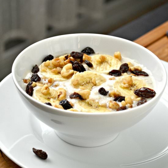 Banana Raisin Oatmeal