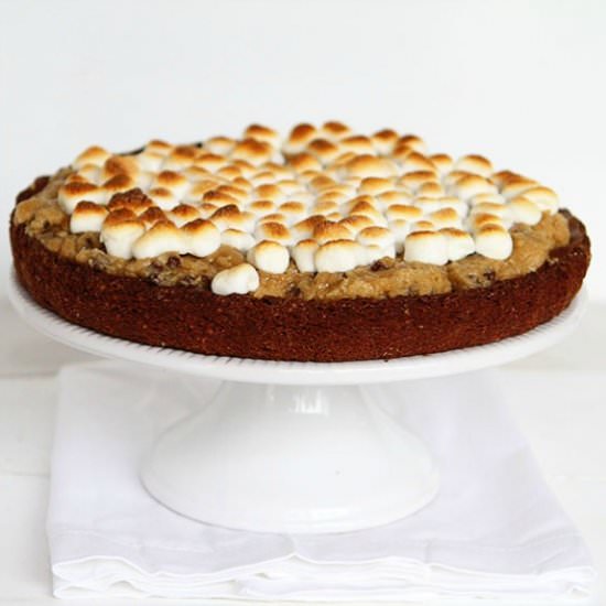 Brownie Cookie Dough Pie